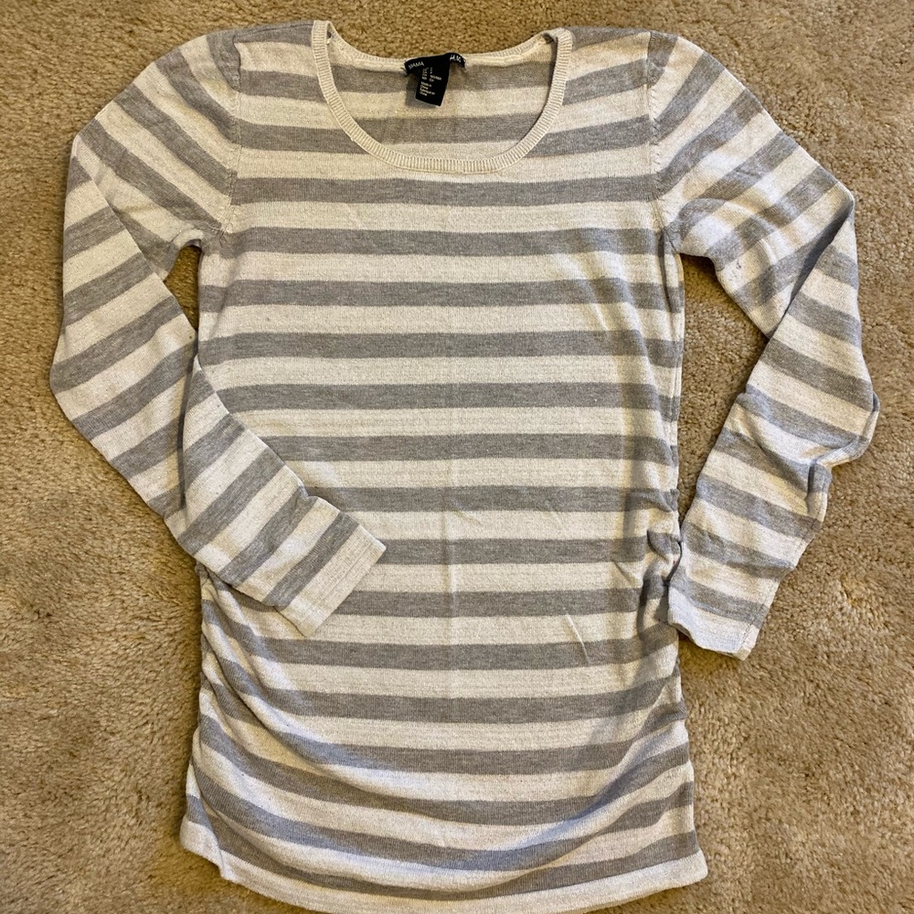 Silver and grey sweater